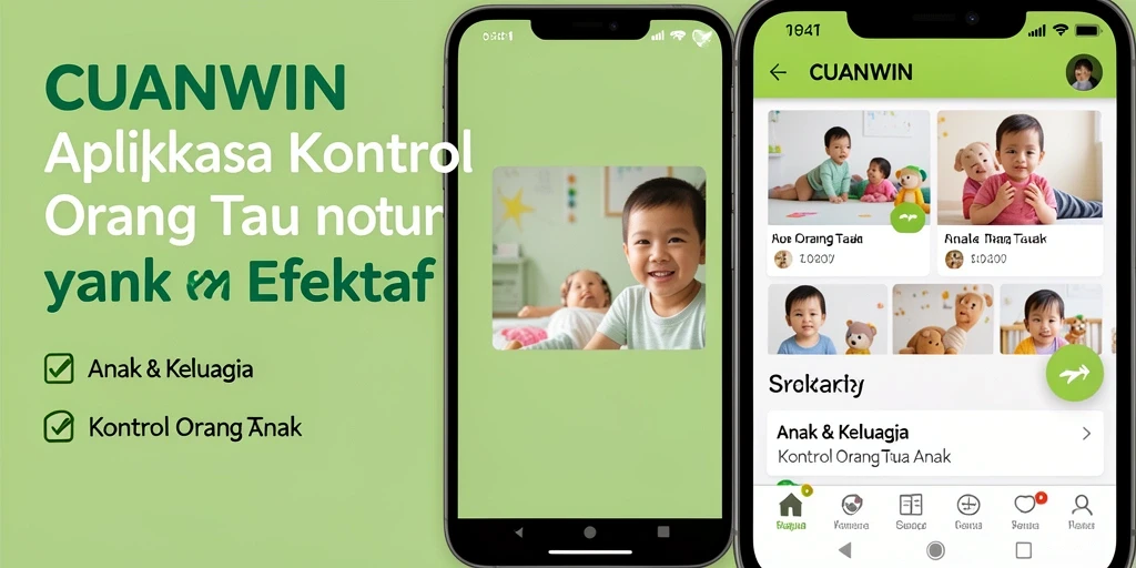 Antarmuka CUANWIN yang ramah pengguna untuk kontrol orang tua.