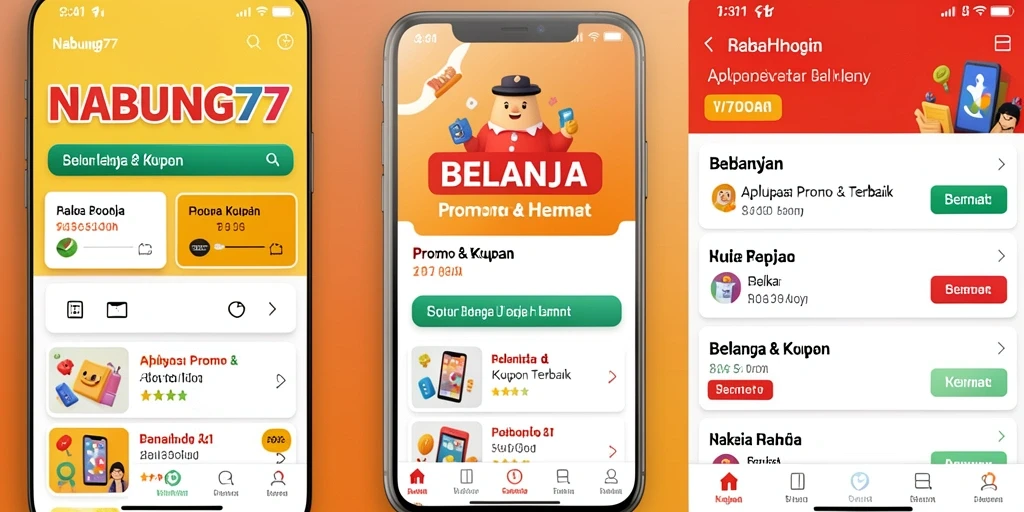 Tampilan antarmuka NABUNG77 yang memudahkan navigasi promo.