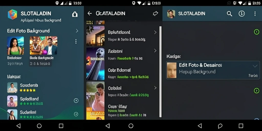 Antarmuka SLOTALADIN yang menarik untuk fungsi Hapus Background.